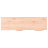 Vidaxx Waschtischplatte 100x30x (2-6) cm unbehandeltes Massivholz