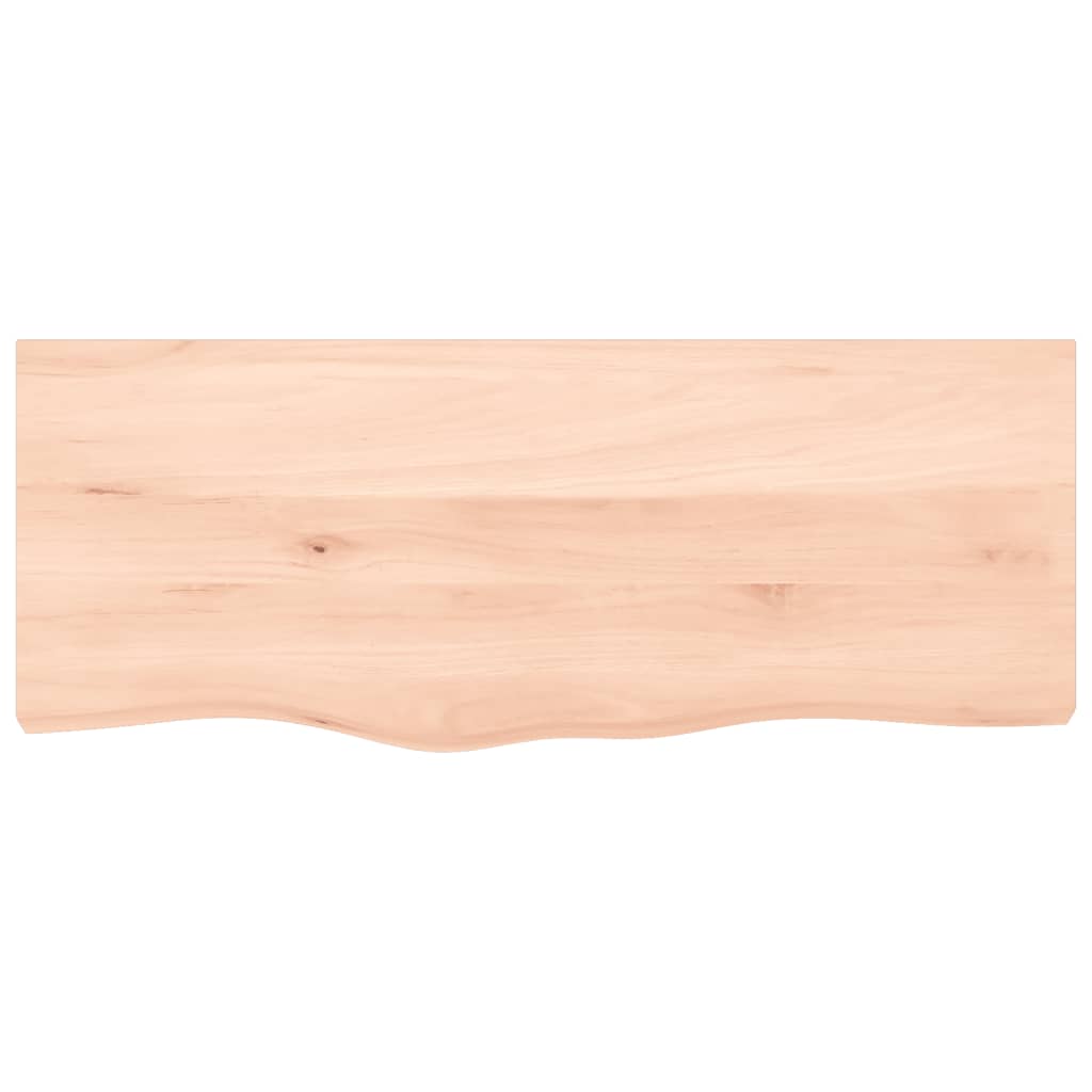 VidaXL Waschtischplatte 100x40x (2-4) cm unbehandeltes Massivholz
