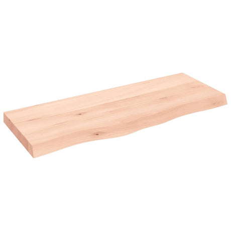 Vidaxx Waschtischplatte 100x40x (2-6) cm unbehandeltes Massivholz