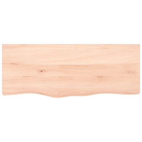 Vidaxx Waschtischplatte 100x40x (2-6) cm unbehandeltes Massivholz