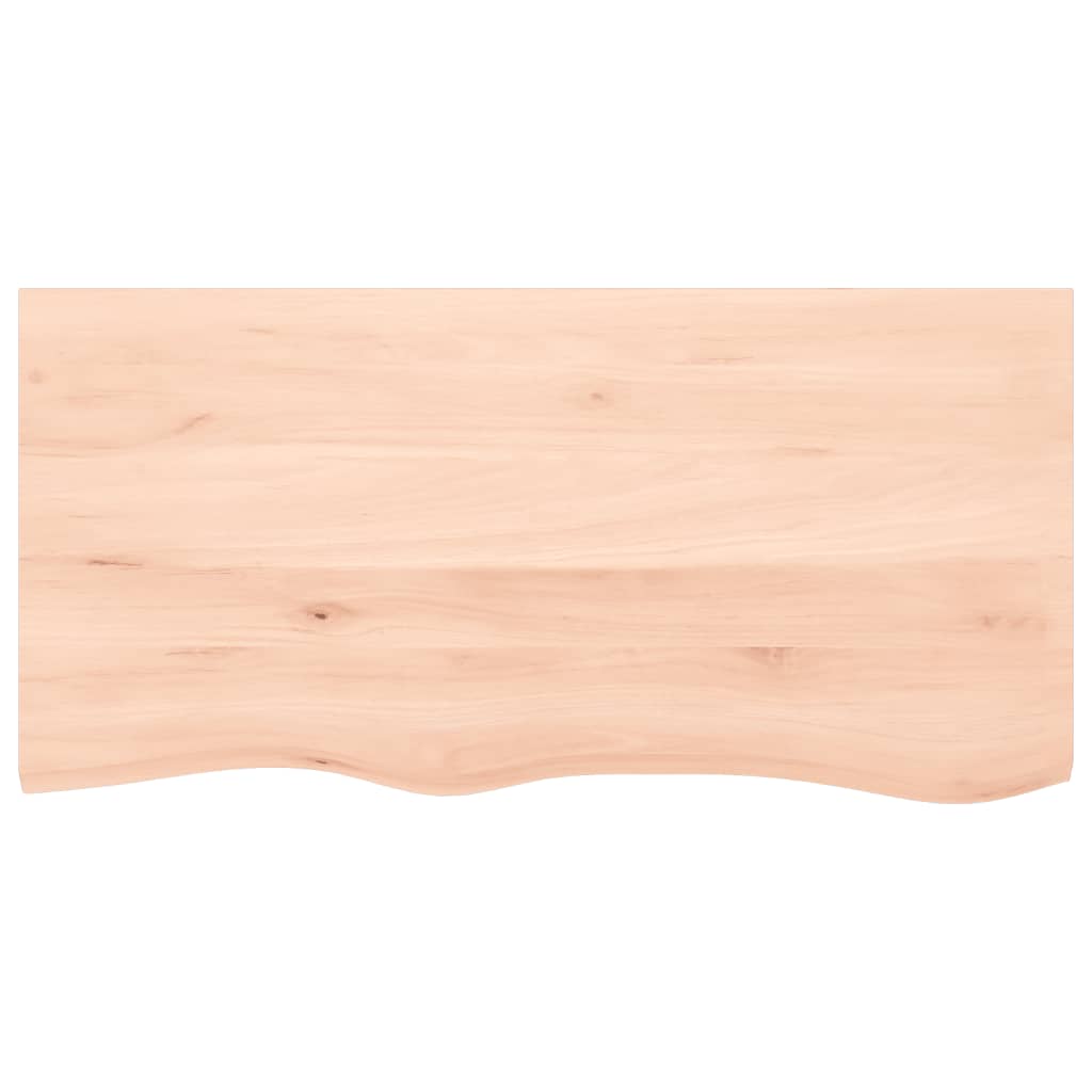 Vidaxx Waschtischplatte 100x50x (2-4) cm unbehandeltes Massivholz