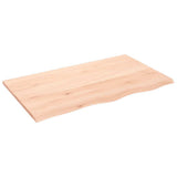 VidaXL Waschtischplatte 100x60x2 cm unbehandeltes Massivholz