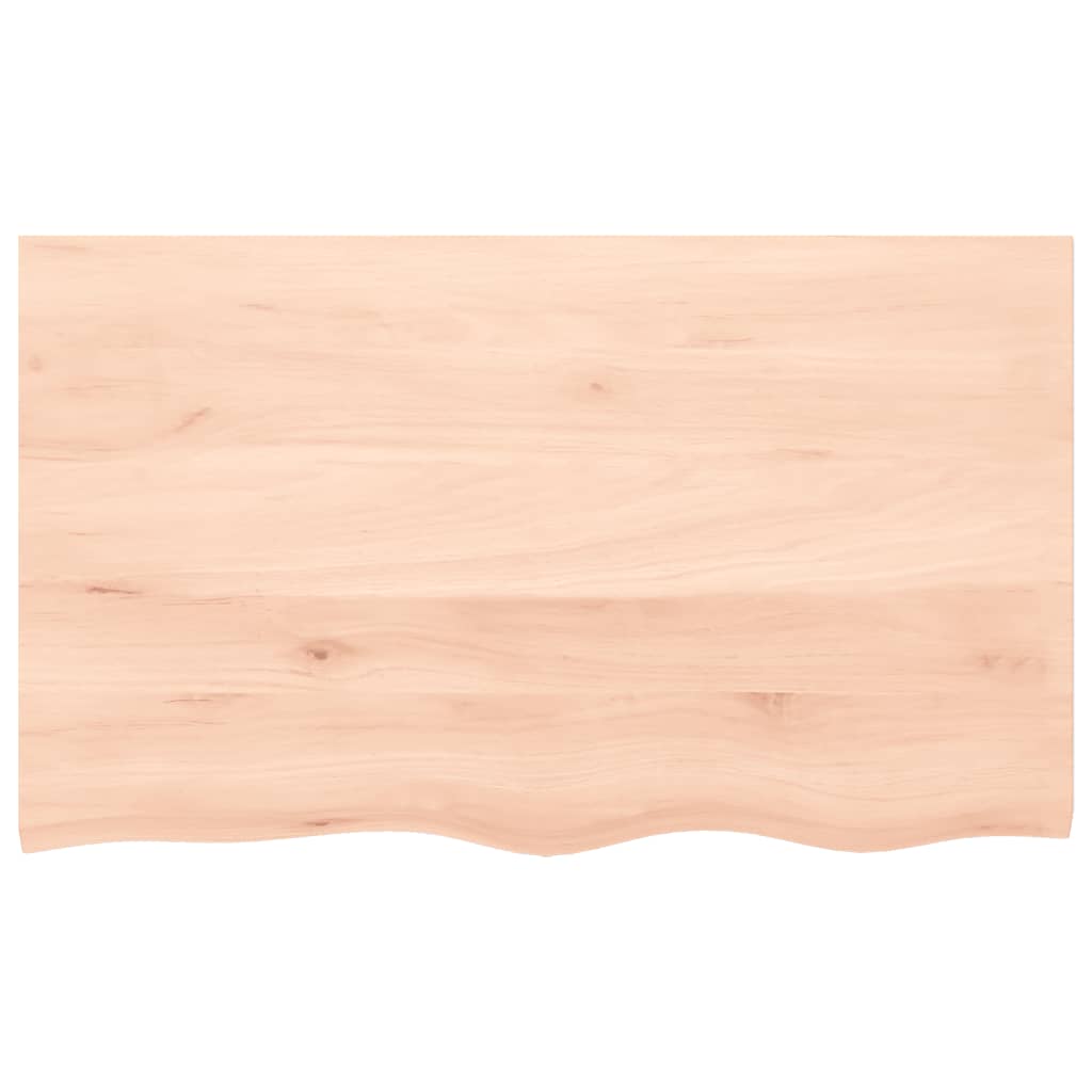 Vidaxx Waschtischplatte 100x60x (2-4) cm unbehandeltes Massivholz