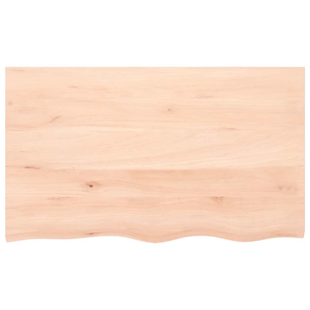 Vidaxx Waschtischplatte 100x60x (2-6) cm unbehandeltes Massivholz