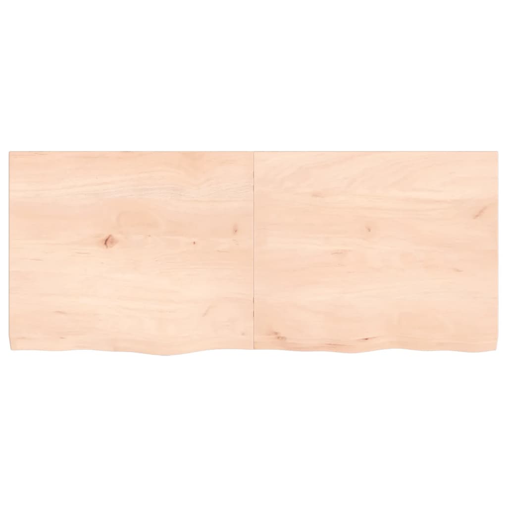 Vidaxx Waschtischplatte 120x50x (2-4) cm unbehandeltes Massivholz