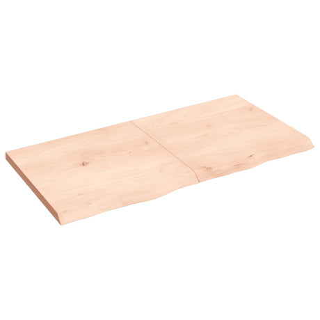 Vidaxx Waschtischplatte 120x60x (2-4) cm unbehandeltes Massivholz