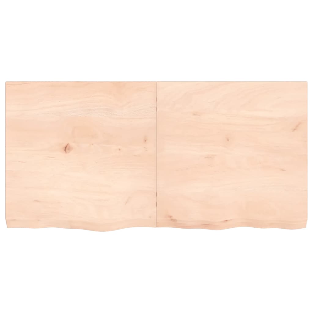 VidaXL Washbasin sheet 120x60x (2-6) cm untreated solid wood