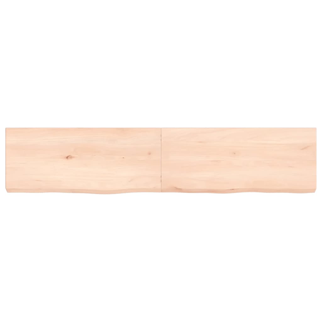 Vidaxl Washbasin Sheet 140x30x (2-6) CM Madera sólida no tratada