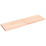 Vidaxx Waschtischplatte 140x40x (2-4) cm unbehandeltes Massivholz
