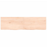 Vidaxx Waschtischplatte 140x40x (2-4) cm unbehandeltes Massivholz