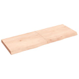 Vidaxx Waschtischplatte 140x50x (2-6) cm unbehandeltes Massivholz