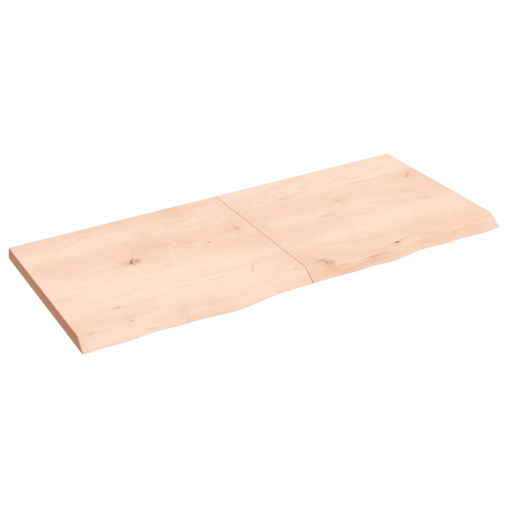 Vidaxx Waschtischplatte 140x60x (2-4) cm unbehandeltes Massivholz