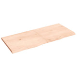 Vidaxx Waschtischplatte 140x60x (2-4) cm unbehandeltes Massivholz