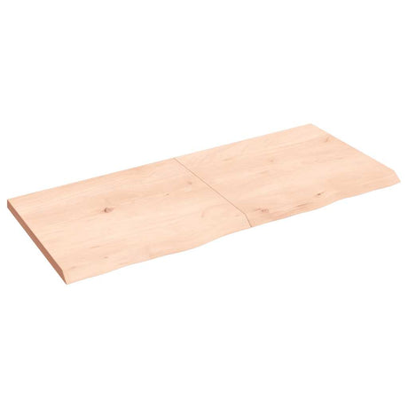 Vidaxx Waschtischplatte 140x60x (2-4) cm unbehandeltes Massivholz