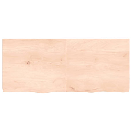 Vidaxx Waschtischplatte 140x60x (2-4) cm unbehandeltes Massivholz