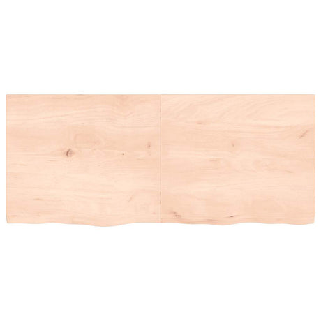 Vidaxx Waschtischplatte 140x60x (2-4) cm unbehandeltes Massivholz