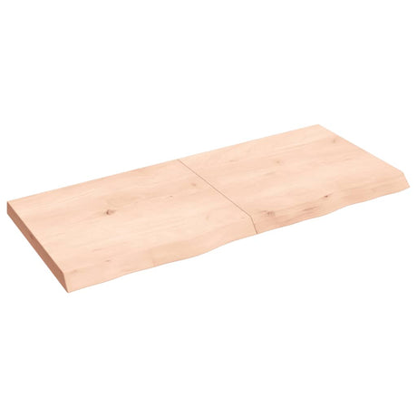 Vidaxx Waschtischplatte 140x60x (2-6) cm unbehandeltes Massivholz