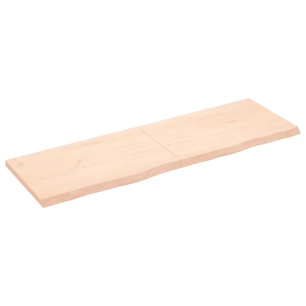 Vidaxx Waschtischplatte 160x50x (2-4) cm unbehandeltes Massivholz
