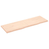 Vidaxx Waschtischplatte 160x50x (2-4) cm unbehandeltes Massivholz