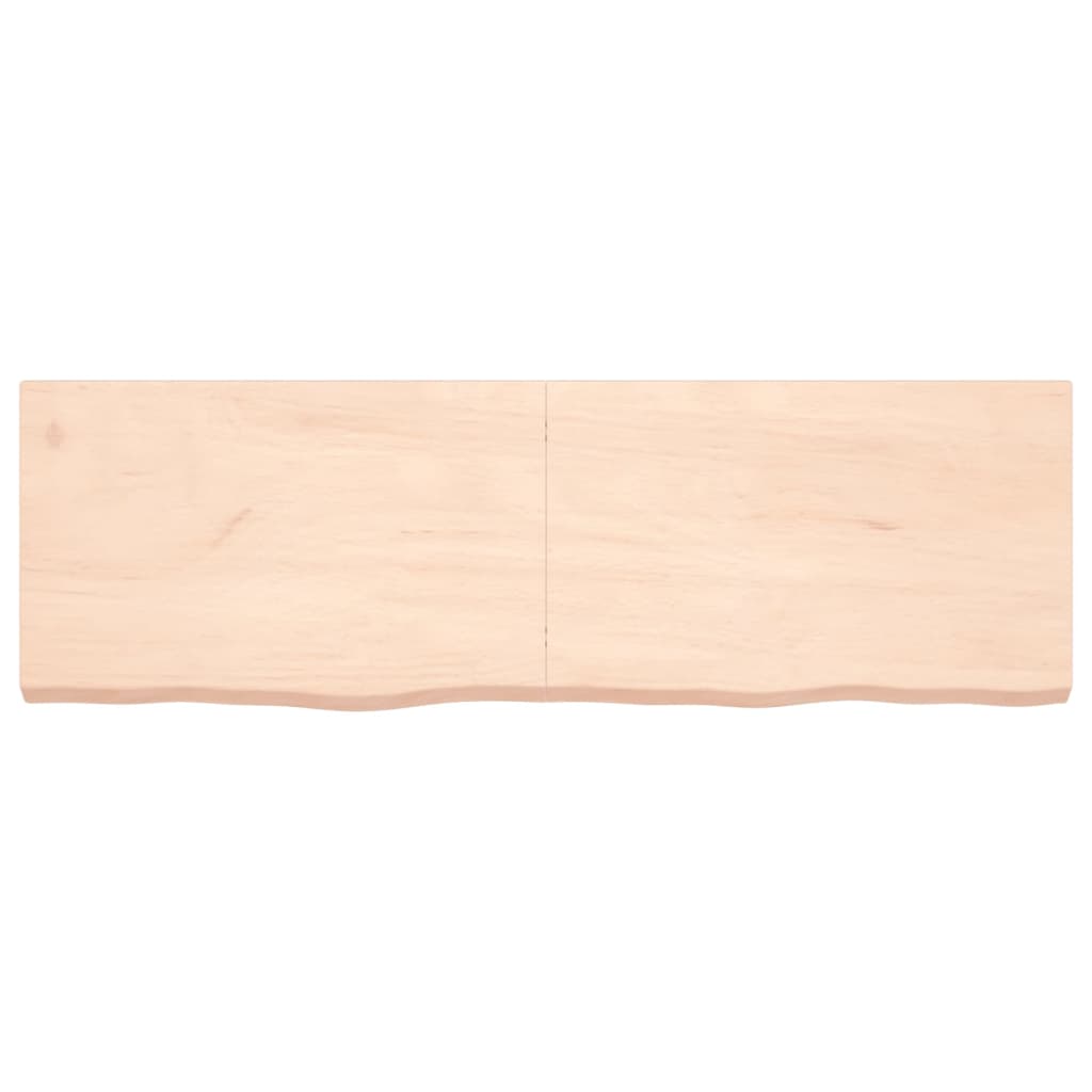 VidaXL Washbasin sheet 160x50x (2-6) cm Untreated solid wood