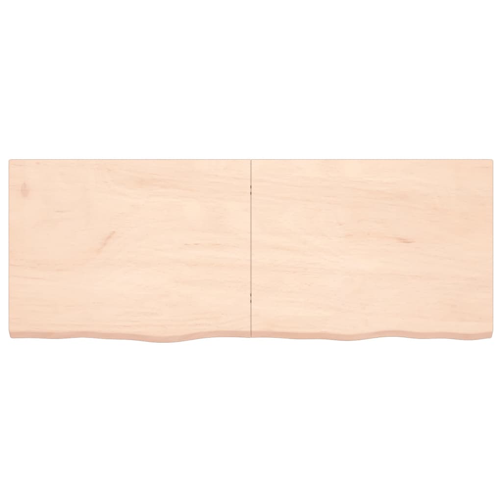 VidaXL Washbasin sheet 160x60x (2-4) cm Untreated solid wood