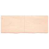 Vidaxl Washbasin Sheet 160x60x (2-4) cm Legno massiccio non trattato