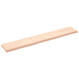 Vidaxx Waschtischplatte 180x30x (2-6) cm unbehandeltes Massivholz