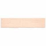 VIDAXL SCHEDA DI BASHBASIN 180x40x (2-4) cm Legno massiccio non trattato