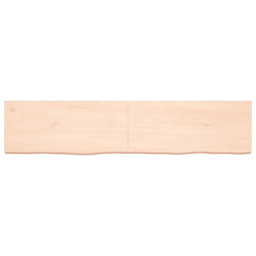 VidaXL Washbasin sheet 180x40x (2-6) cm Untreated solid wood