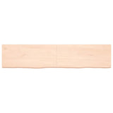 Vidaxl wastbasin Blat 180x40x (2-6) cm onbehandelten Holz