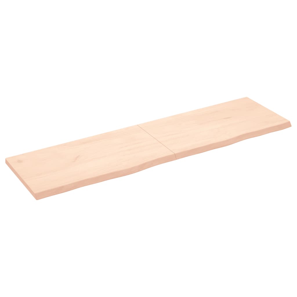 Vidaxx Waschtischplatte 180x50x (2-4) cm unbehandeltes Massivholz