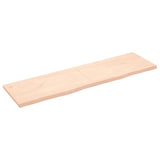 Vidaxx Waschtischplatte 180x50x (2-4) cm unbehandeltes Massivholz