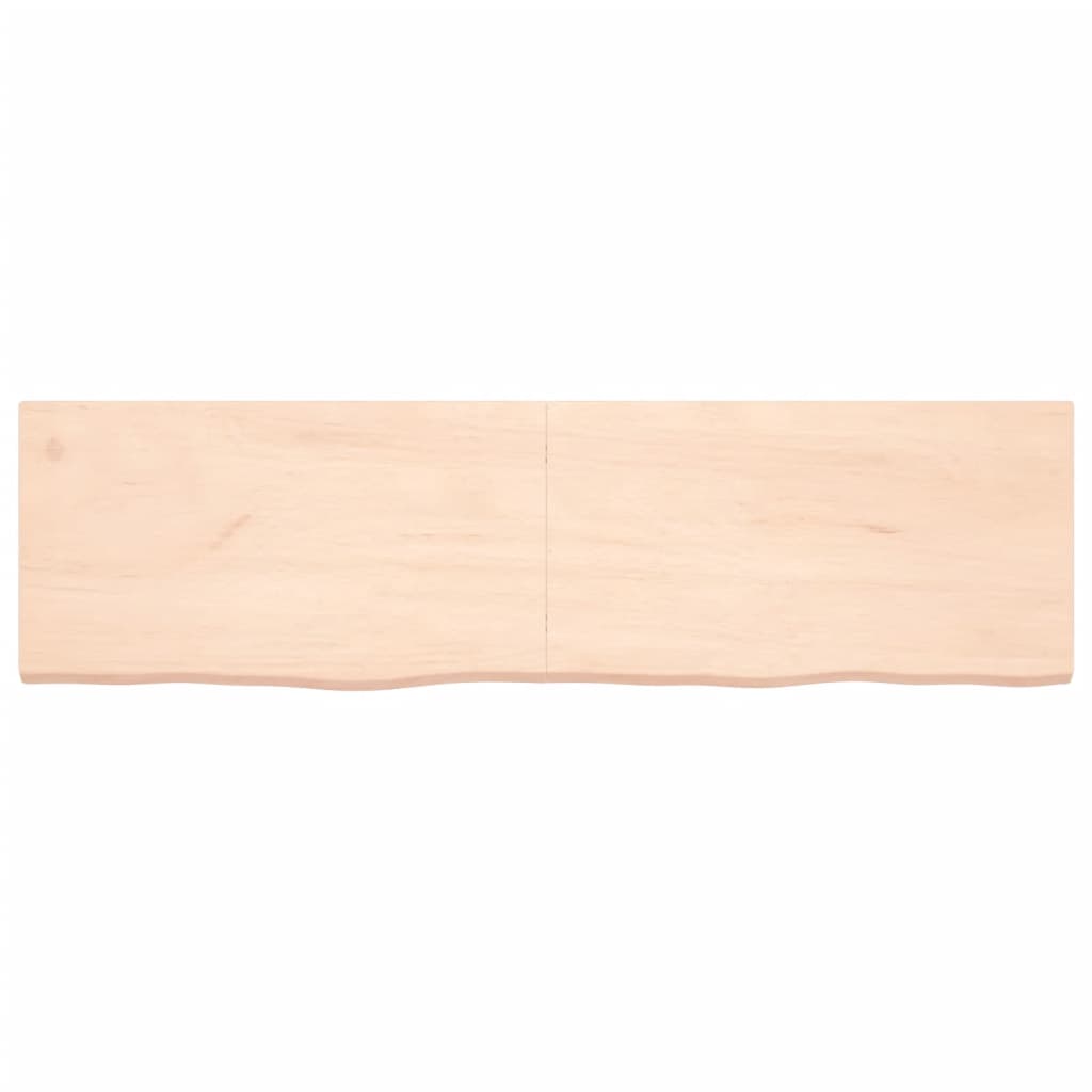 VidaXL Washbasin sheet 180x50x (2-4) cm Untreated solid wood