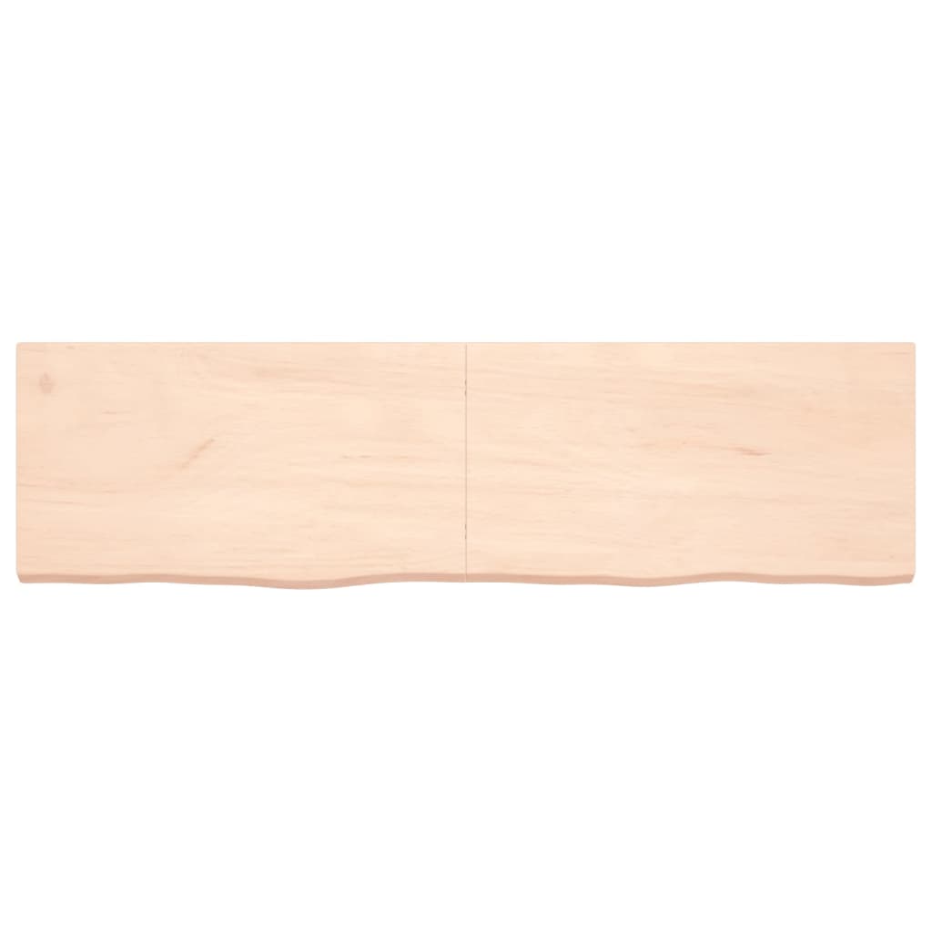 Vidaxx Waschtischplatte 180x50x (2-6) cm unbehandeltes Massivholz