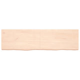 Vidaxx Waschtischplatte 180x50x (2-6) cm unbehandeltes Massivholz