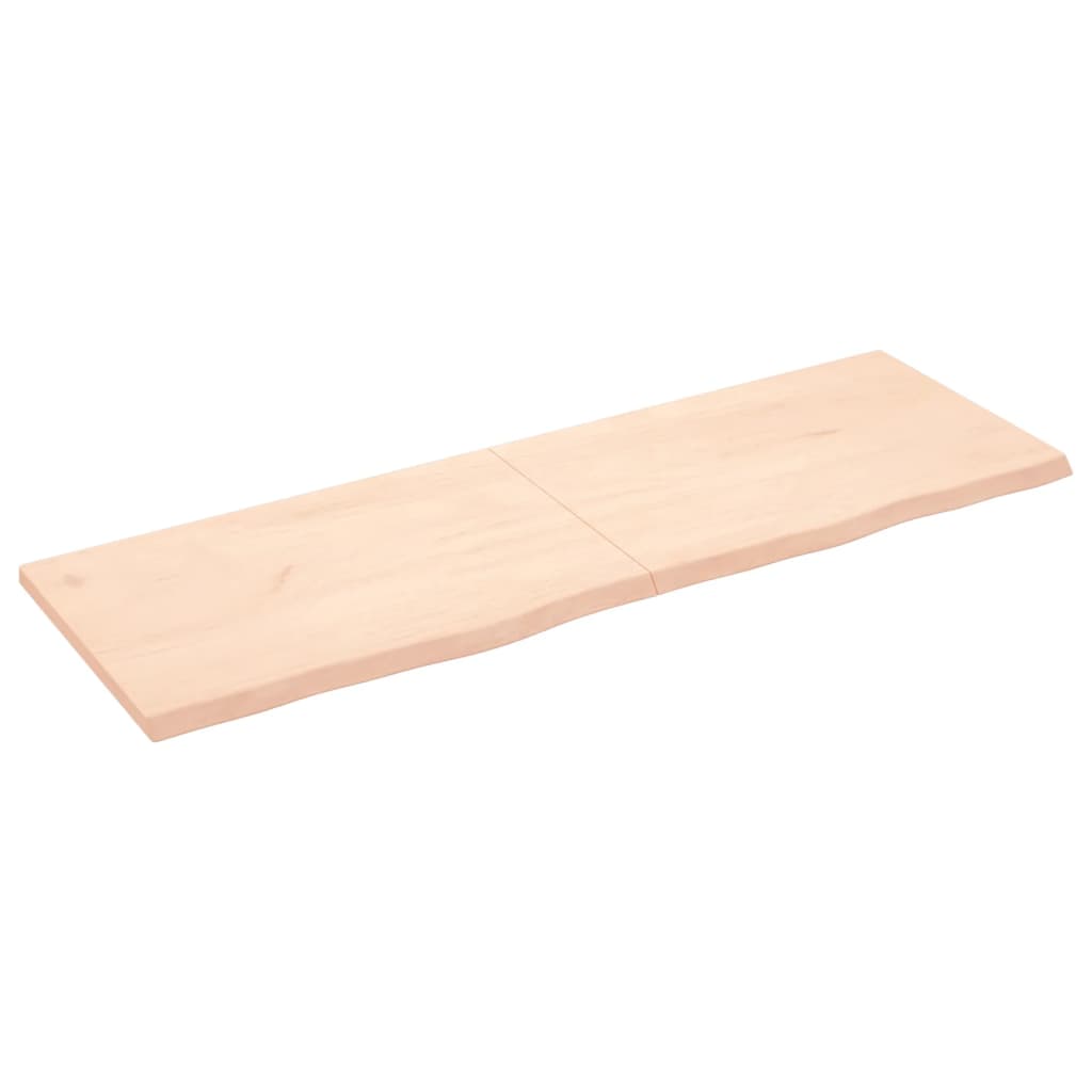 Vidaxl Washbasin Sheet 180x60x (2-4) CM Madera maciza no tratada