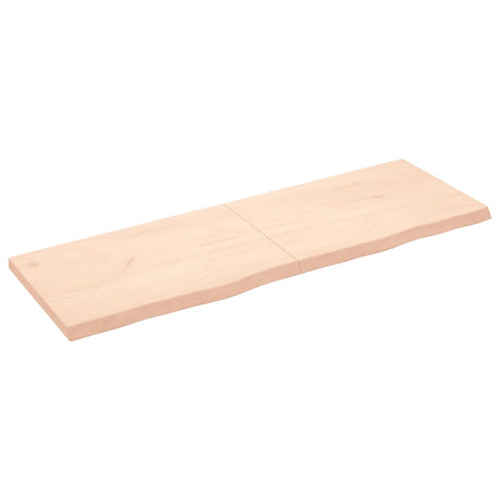 Vidaxx Waschtischplatte 180x60x (2-6) cm unbehandeltes Massivholz