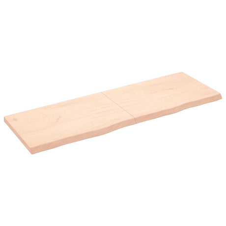 Vidaxx Waschtischplatte 180x60x (2-6) cm unbehandeltes Massivholz
