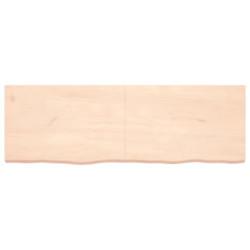 Vidaxx Waschtischplatte 180x60x (2-6) cm unbehandeltes Massivholz