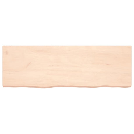 Vidaxx Waschtischplatte 180x60x (2-6) cm unbehandeltes Massivholz