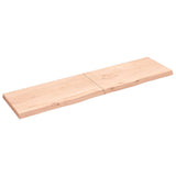 Vidaxx Waschtischplatte 200x50x (2-6) cm unbehandeltes Massivholz