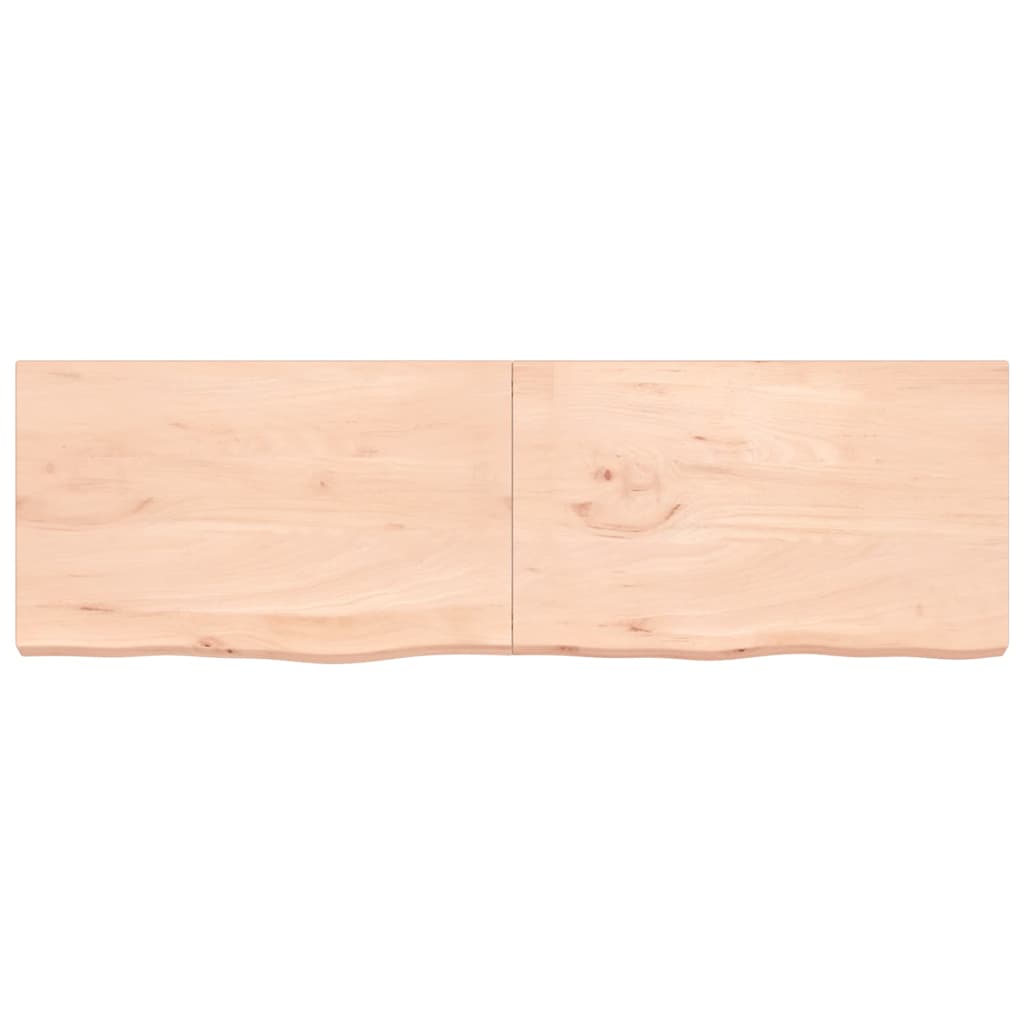 Vidaxl Washbasin Sheet 200x60x (2-6) CM Madera sólida no tratada