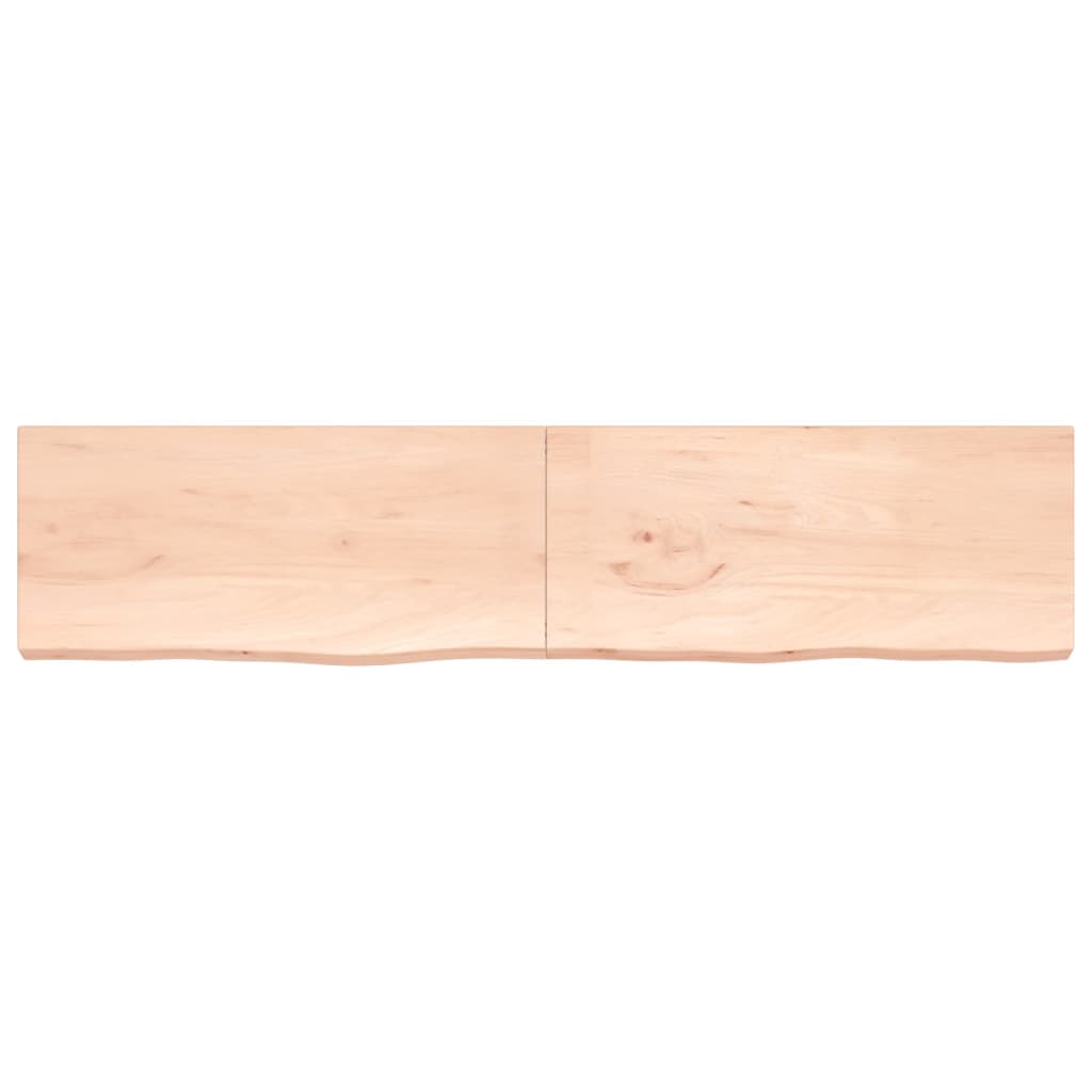 VIDAXL WASHBAIN-Blatt 220x50x (2-6) cm unbehandeltes festes Holz