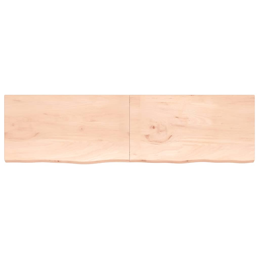 VidaXL Washbasin sheet 220x60x (2-4) cm Untreated solid wood