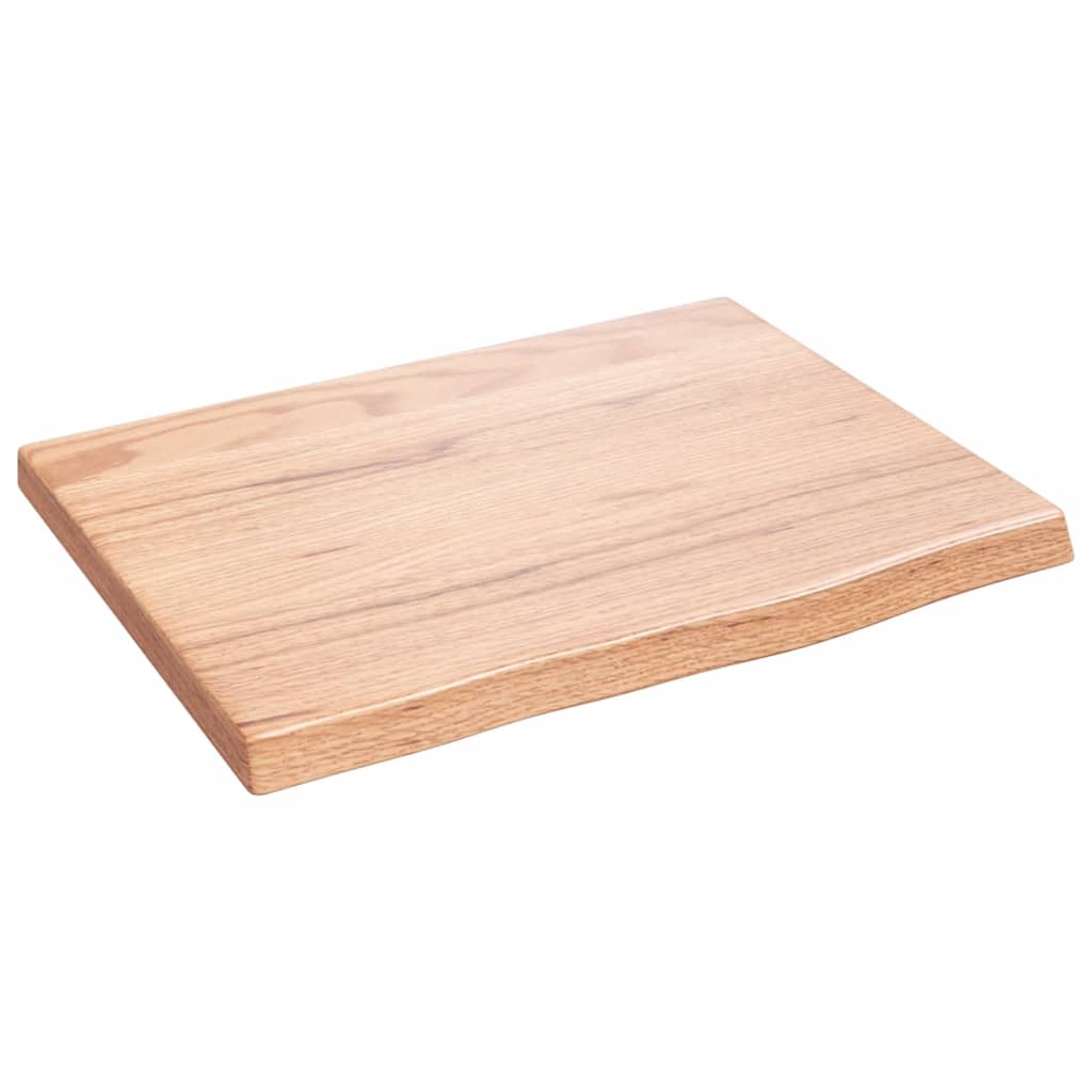 Vidaxx-Waschtischplatte 40x30x2, behandeltes Massivholz hellbraun