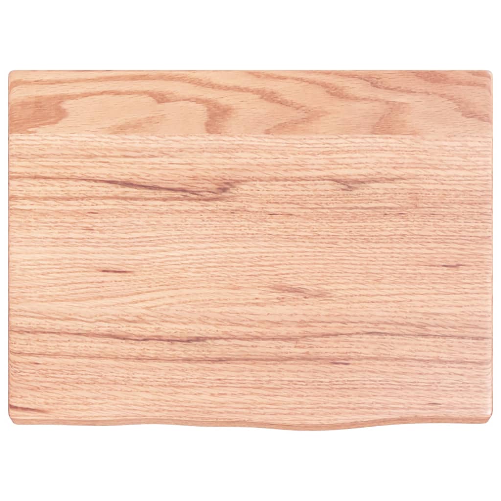 Vidaxx-Waschtischplatte 40x30x2, behandeltes Massivholz hellbraun