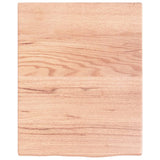 Vidaxx-Waschtischplatte 40x50x2, behandeltes Massivholz hellbraun