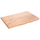 VidaXL Waschtischplatte 60x40x2, behandeltes Massivholz hellbraun