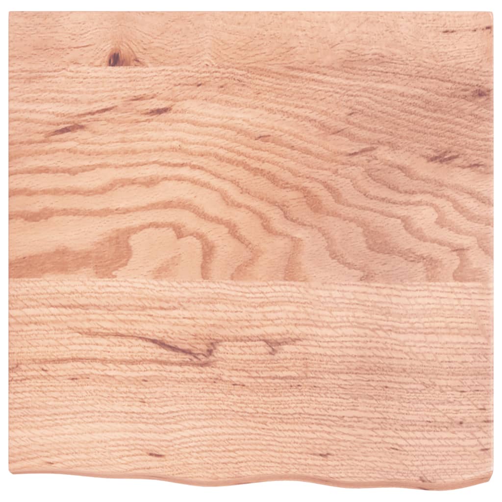 Vidaxx Waschtischplatte 60x60x (2-4) cm, behandeltes Massivholz hellbraun