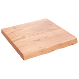 Vidaxx Waschtischplatte 60x60x (2-6) cm, behandeltes Massivholz hellbraun